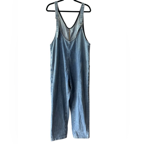 Blue Tides Denim Jeans Overalls with Thick Adjustable Straps - Picture 1 of 7